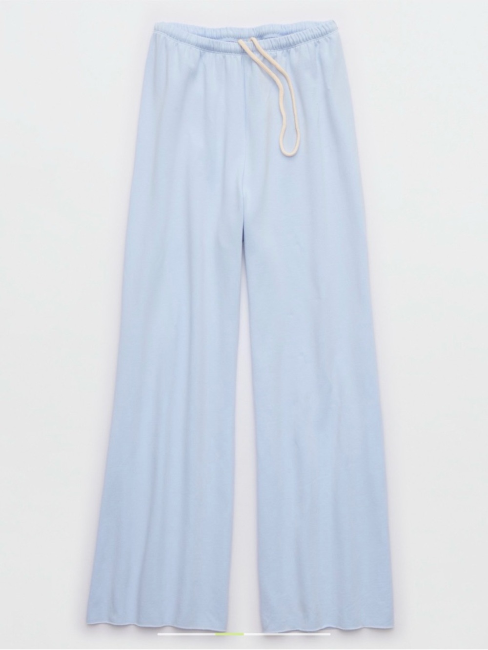OFFLINE by Aerie OTT Fleece Super Wide Leg Pant - Eyelet Blue